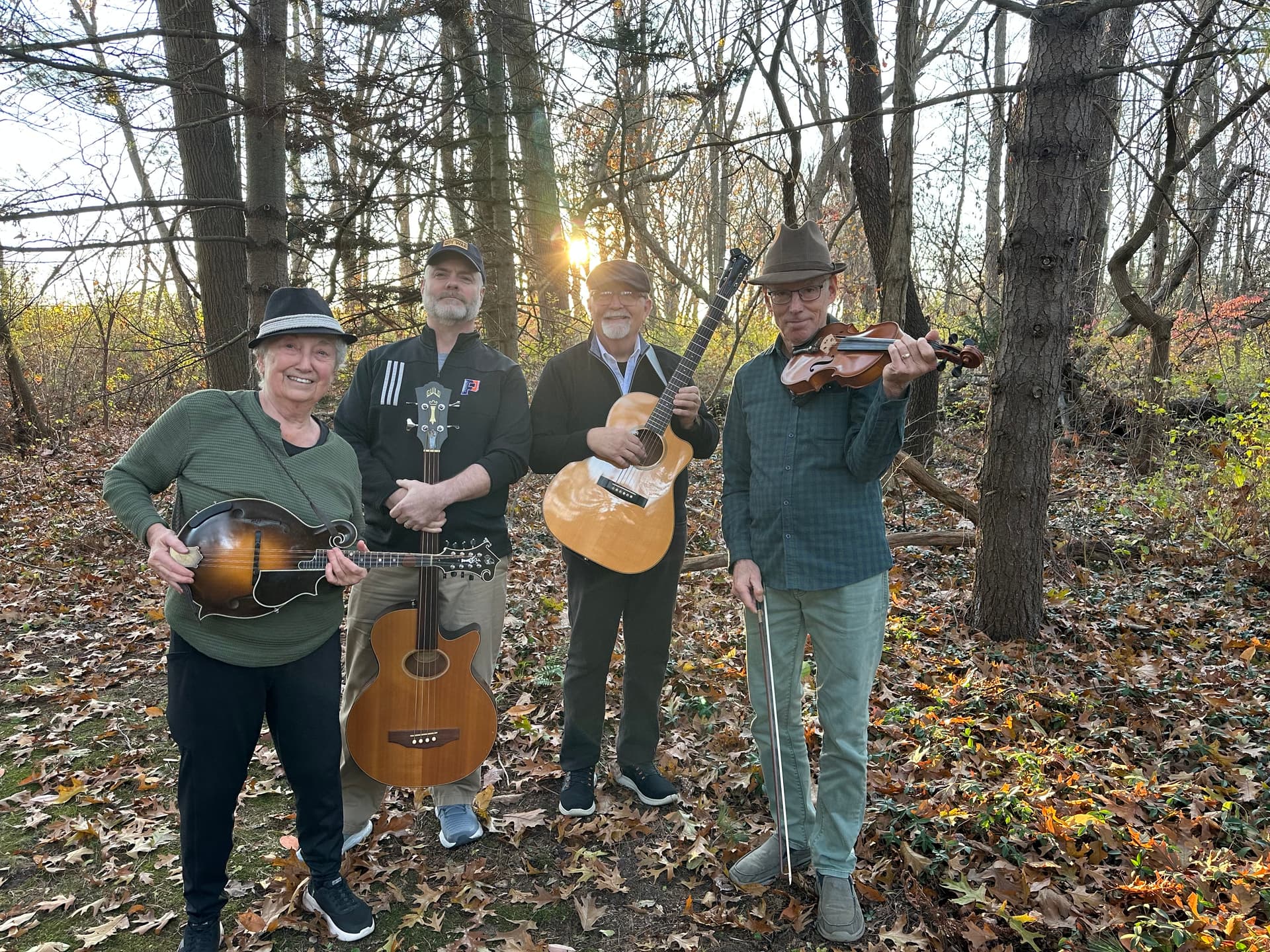 Joshua Tree quartet outdoors